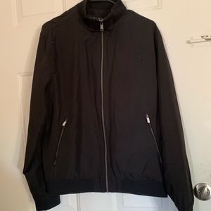 Zara Men Black Bomber Jacket. Size L